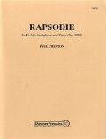 アルトサックス＆ピアノ楽譜 　狂詩曲（Rapsodie）　作曲／クレストン（Creston,P.)
