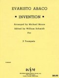 トランペット３重奏楽譜　3本のトランペットのためのインヴェンション　作曲／エヴァリスト・アバコ　【2012年12月取扱開始】