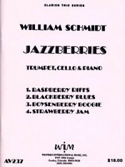 画像1: トランペット＆チェロ＆ピアノ楽譜　トランペット、チェロとピアノのための「ジャズベリーズ」　作曲／ウィリアム　シュミット【2012年12月取扱開始】