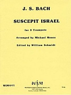 画像1: トランペット３重奏楽譜　トランペット三重奏のための主はイスラエルを御自身のしもべと認め ヨハン　作曲／セバスチャン　バッハ　【2012年12月取扱開始】