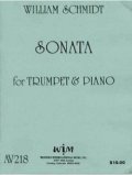 トランペットソロ楽譜　トランペットとピアノのためのソナタ　作曲／ウィリアム　シュミット【2012年12月取扱開始】
