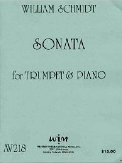 画像1: トランペットソロ楽譜　トランペットとピアノのためのソナタ　作曲／ウィリアム　シュミット【2012年12月取扱開始】