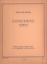 アルトサックス＆ピアノ楽譜 　協奏曲（Concerto）　作曲／デュボア（Dubois,P.M..)