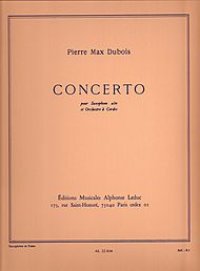 アルトサックス＆ピアノ楽譜 　協奏曲（Concerto）　作曲／デュボア（Dubois,P.M..)