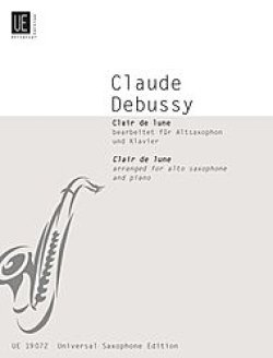 画像1: アルトサックス＆ピアノ楽譜 　月の光（Clair　de　Lune）　作曲／ドビュッシー（Debussy,C.)　編曲／Mule