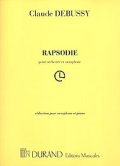 アルトサックス＆ピアノ楽譜 　狂詩曲（Rapsodie）　作曲／ドビュッシー（Debussy,C.)