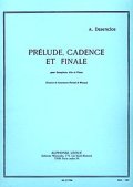 アルトサックス＆ピアノ楽譜 　前奏曲、カデンツァと終曲（Prelude,Cadence　et　Finale）　作曲／デサンクロ（Desenclos,A.)