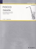 テナーサックス＆ピアノ楽譜 　協奏曲（Concerto）　作曲／フィオッコ（Fiocco,J-H..)【2015年1月4日再入荷】
