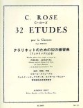 クラリネット教材　フェルリングによる３２の練習曲（32Etudes）　作曲/ローズ，Ｃ．（Rose,C.)　編曲/Lefebvre
