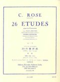 クラリネット教材　２６の練習曲、マザスとクロイツァーの作品より（26Etudes）　作曲/ローズ，Ｃ．（Rose,C.)　編曲/Lefebvre