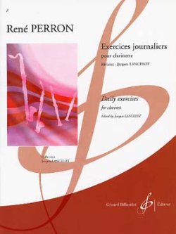 画像1: クラリネット教材　日課練習課題（Exercices　Journaliers）　作曲/ペロン，Ｒ．（Perron,R)