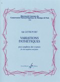 アルトサックス＆ピアノ楽譜　悲愴変奏曲（Variations　Pathetiques）　作曲／ゴトコフスキー（Gotkovsky,I)
