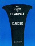 クラリネット教材　４０の練習曲：I（40Studies：I）　作曲/ローズ，Ｃ．（Rose,C.)