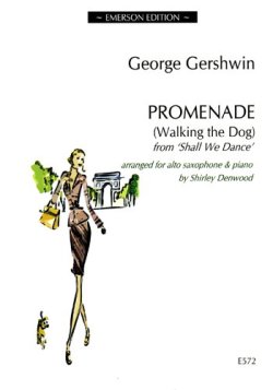 画像1: アルトサックス＆ピアノ楽譜  プロムナード【ウォーキング・ザ・ドッグ】シャルウィダンスより（Promnade：Walking　the　Dog）　作曲／ガーシュイン（Gershwin,G.)　編曲／Denwood