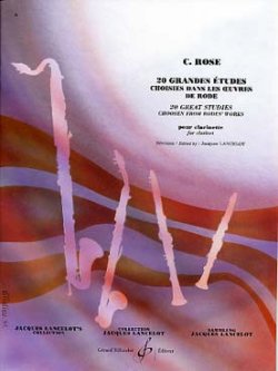 画像1: クラリネット教材　２０の大練習曲（20Grandes　Etudes）　作曲/ローズ，Ｃ．（Rose,C.)
