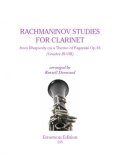 クラリネット教材　練習曲、「パガニーの主題による狂詩曲」より（Studies　for　Clarinet　ｆroｍ　Rhapsody　on　a　Theme　of　Paganini）　作曲/ラフマニノフ，Ｓ．Ｖ．（Rachmaninov,S,V.）