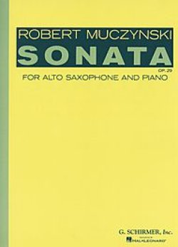 画像2: アルトサックス＆ピアノ楽譜　ソナタ（Sonata　op.29）　作曲／ムツィンスキ（Muczynski,R.）