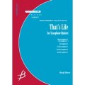 サックス５重奏楽譜　That's Life　作曲／庵原良司　【2013年1月15日発売】