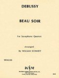 サックス４重奏楽譜　サキソフォン四重奏のための美しき夕べ　作曲／クロード　ドビュッシー【2012年12月取扱開始】