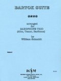 サックス３重奏楽譜　サキソフォン三重奏のためのバルトーク組曲　作曲／ベラ　バルトーク【2012年12月取扱開始】