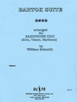 画像1: サックス３重奏楽譜　サキソフォン三重奏のためのバルトーク組曲　作曲／ベラ　バルトーク【2012年12月取扱開始】