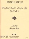 木管５重奏楽譜　木管五重奏曲　第二番　作品88　作曲／アントン　ライヒャ【2012年12月取扱開始】