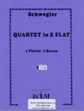 木管４重奏楽譜　木管四重奏のための イン イーフラット　作曲／ヨハン　デビッド　シュエグラー【2012年12月取扱開始】