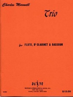 画像1: 木管３重奏楽譜　木管三重奏のためのトリオ　作曲／チャールズ　マクスウェル【2012年12月取扱開始】