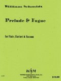 木管３重奏楽譜　木管三重奏のためのプレリュードとフーガ　作曲／ウィリアム　シュミット【2012年12月取扱開始】