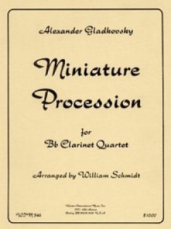 画像1: クラリネット４重奏楽譜　クラリネット四重奏のためのミニアチュア プロセッション 作曲／アレキサンドル　グラドコフスキー【2012年12月取扱開始】