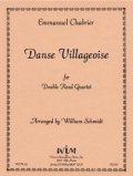 ダブルリード４重奏楽譜　ダブルリード四重奏のための村の踊り　作曲／エマニュエル　シャブリエ【2012年12月取扱開始】