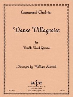 画像1: ダブルリード４重奏楽譜　ダブルリード四重奏のための村の踊り　作曲／エマニュエル　シャブリエ【2012年12月取扱開始】