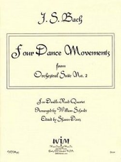 画像1: ダブルリード４重奏楽譜　ダブルリード四重奏のための４つのダンス・ムーブメント　作曲／ヨハン　セバスチャン　バッハ【2012年12月取扱開始】