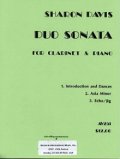 クラリネットソロ楽譜　クラリネットとピアノのためのデュオ　ソナタ　　作曲／シャロン　ディビス【2012年12月取扱開始】