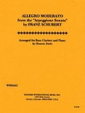 バスクラリネットソロ楽譜　バスクラリネットとピアノのための“アルペジオーネ”ソナタより　アレグロ　モデラート　作曲／フランツ　シューベルト【2012年12月取扱開始】