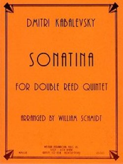 画像1: ダブルリード５重奏楽譜　ダブルリード五重奏のためのソナチネ　作曲／ドミトリー　ボリソビッチ　カバレフスキー【2012年12月取扱開始】