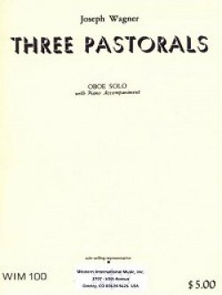 画像1: オーボエソロ楽譜　オーボエとピアノのための３つのパストラーレ　作曲／ヨーゼフ　ワーグナー【2013年1月取扱開始】