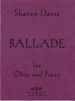 画像1: オーボエソロ楽譜　オーボエとピアノのためのバラード　作曲／シャロン　ディビス【2013年1月取扱開始】