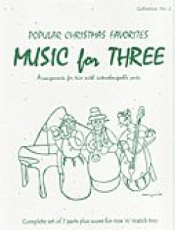 画像1: ミックス３重奏楽譜　Music for Three - Collection No. 2: Popular Christmas Favorites,