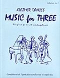 ミックス３重奏楽譜　Music for Three - Collection No. 7: Klezmer Dances