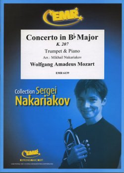 画像1: トランペットソロ楽譜　ヴァイオリン協奏曲　第１番　K.207（Concerto in Bb Major）　作曲／モーツアルト　校訂（編曲）／S.ナカリャコフ