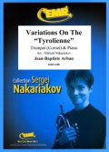 トランペットソロ楽譜　チロルの主題による変奏曲（Arban: Variations on the Tyrolienne）　作曲／アーバン　校訂（編曲）／S.ナカリャコフ