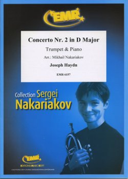 画像1: フリューゲルホルンソロ楽譜　ホルン協奏曲　第２番　ニ長調（Concerto Nr. 2 in D Major）　作曲／ハイドン　校訂（編曲）／S.ナカリャコフ