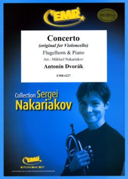 画像1: フリューゲルホルンソロ楽譜　チェロ協奏曲（Concerto）　作曲／ドヴォルザーク　校訂（編曲）／S.ナカリャコフ