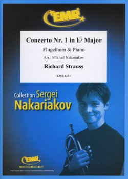 画像1: フリューゲルホルンソロ楽譜　ホルン協奏曲　第１番　作品１１（Concerto Nr. 1 in Eb Major）　作曲／シュトラウス（リヒャルト）　校訂（編曲）／S.ナカリャコフ