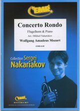 【お取り寄せ対応商品】フリューゲルホルンソロ楽譜　コンサート・ロンド（Concerto Rondo）　作曲／モーツァルト　校訂（編曲）／S.ナカリャコフ【2024年12月価格改定】