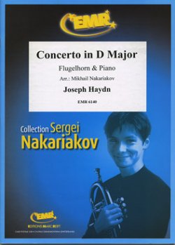 画像1: フリューゲルホルンソロ楽譜　チェロ協奏曲　第２番　ニ長調（Concerto in D Major）　作曲／ハイドン　校訂（編曲）／S.ナカリャコフ