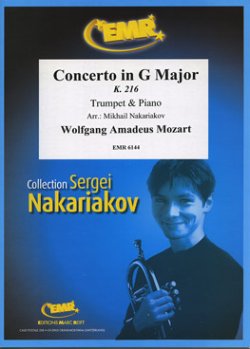 画像1: トランペットソロ楽譜　ヴァイオリン協奏曲　第３番　K.216（Concerto in G Major）　作曲／モーツアルト　校訂（編曲）／S.ナカリャコフ