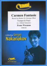 トランペットソロ楽譜　カルメン幻想曲（Carmen Fantasie）　作曲／ワックスマン　校訂（編曲）／S.ナカリャコフ【2024年8月価格改定】