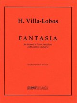 ソプラノ（テナー）サックス＆ピアノ楽譜　幻想曲（Fantasia）　作曲／ヴィラ＝ロボス（Villa-Lobos,H.)